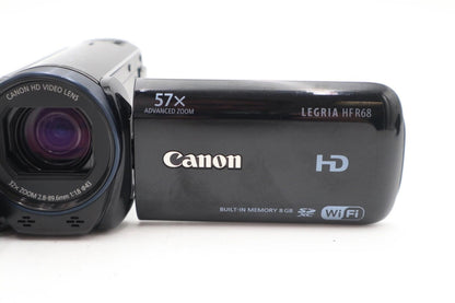 Canon Legria HF R68 Camcorder, FULL HD 50FPS, 57X Zoom, Wi-Fi, REFURBISHED