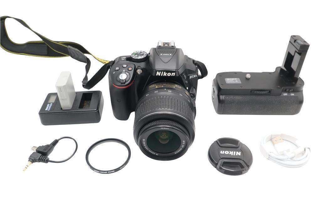 Nikon D5300 24.2MP Camera DSLR with 18-55mm, Shutter Count 16447, Good Condition