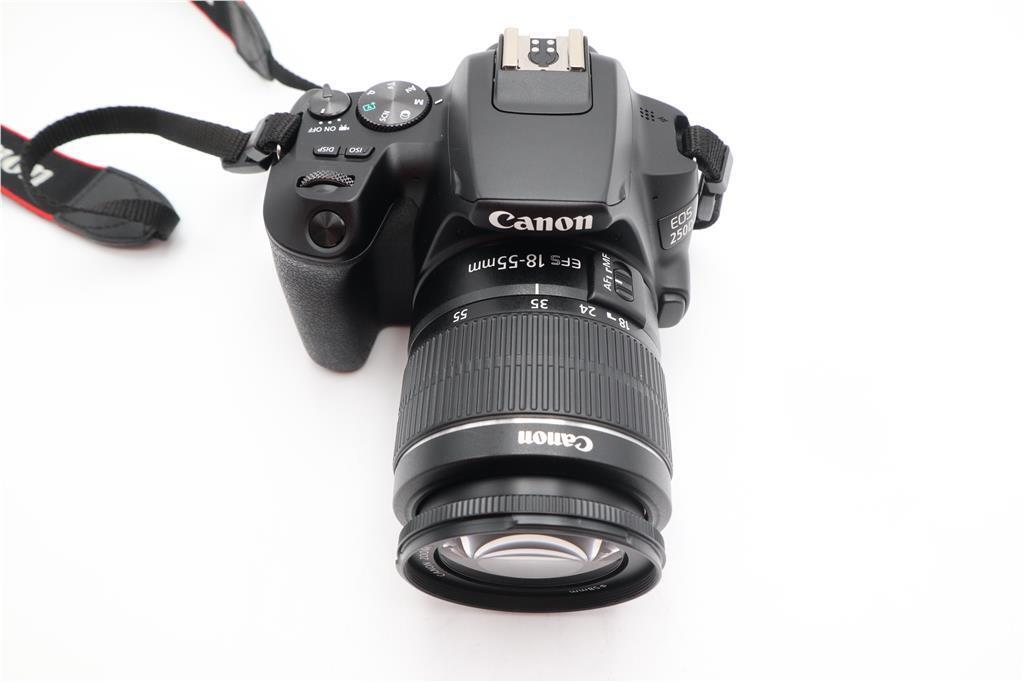 Canon 250D Camera DSLR 24.1MP with 18-55mm,Shutter Count under 7000, V.G. REFURB