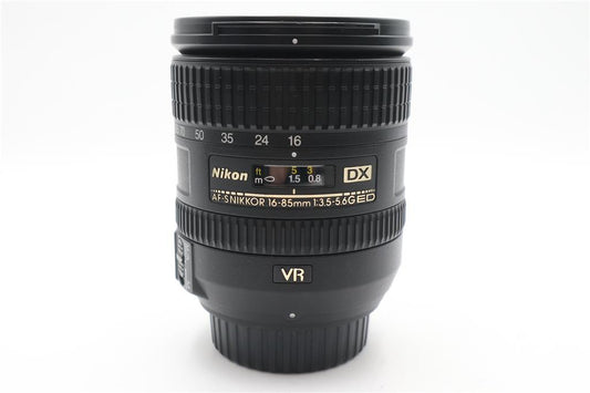 Nikon 16-85mm All-Around Lens f/3.5-5.6 G AF-S VR, Stabilised Lens, V.G. REFURB.