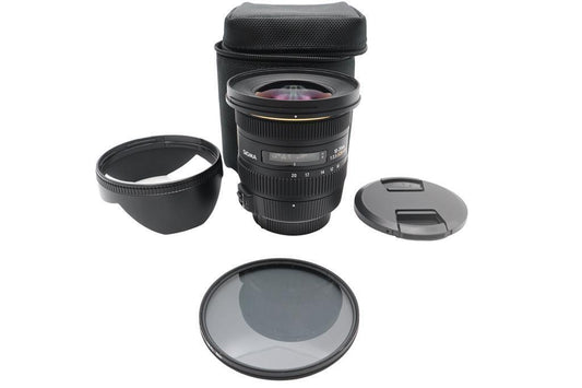 Sigma 10-20mm Lens f/3.5 EX HSM DC, Wide Angle Lens For Nikon, V. Good Condition