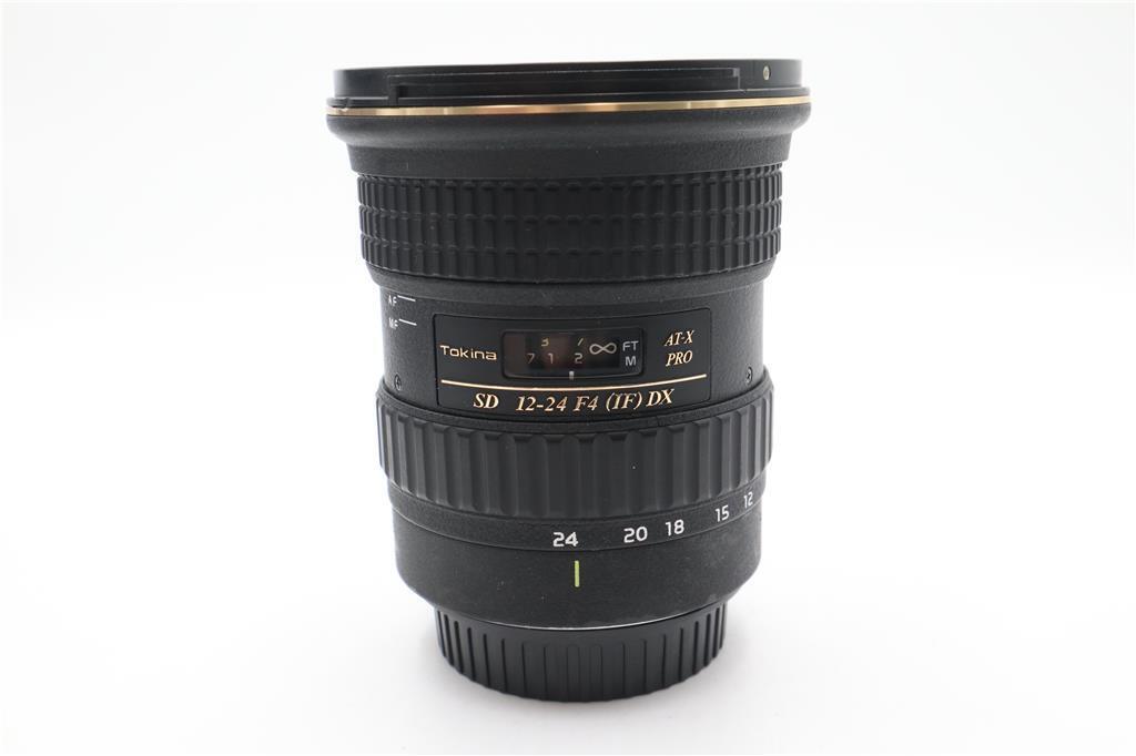 Tokina 12-24mm F4 Wide-Angle Lens AT-X PRO for Canon EF-S Mount, Good Condition