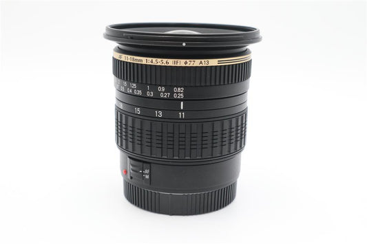 Tamron 11-18mm Wide-Angle Lens F4.5-5.6 Di II SP for Canon, A13, Exc. REFURB.