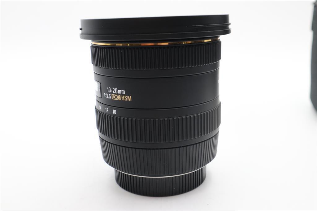 Sigma 10-20mm Lens f/3.5 EX HSM DC, Wide Angle Lens For Nikon, V. Good Condition