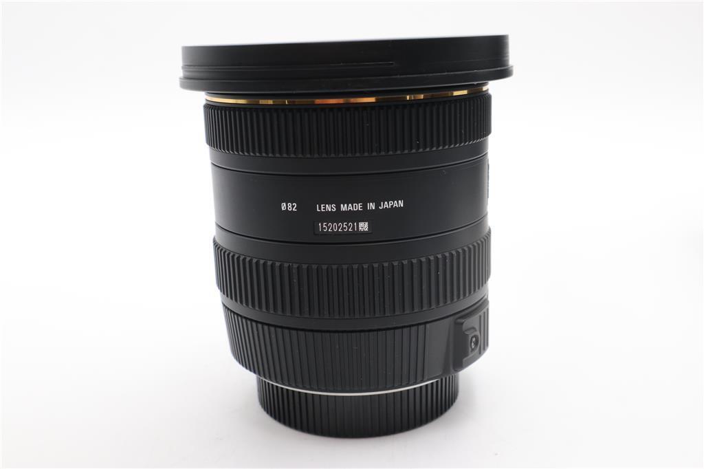 Sigma 10-20mm Lens f/3.5 EX HSM DC, Wide Angle Lens For Nikon, V. Good Condition