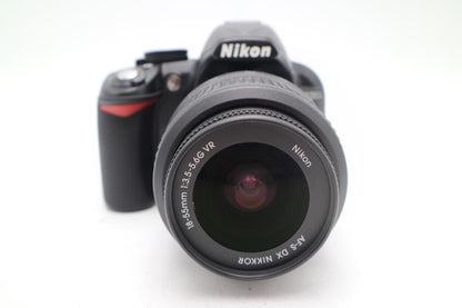 Nikon D3100 DSLR Camera 14.2MP with Nikon 18-55mm VR Lens, Good Condition