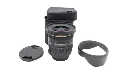 Sigma 10-20mm Lens f/3.5 EX HSM DC, Wide Angle Lens For Nikon, V. G. REFURBISHED