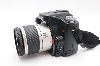 Sony A100 DSLR Camera 10.2MP with Minolta 28-80mm Lens, Good Condition