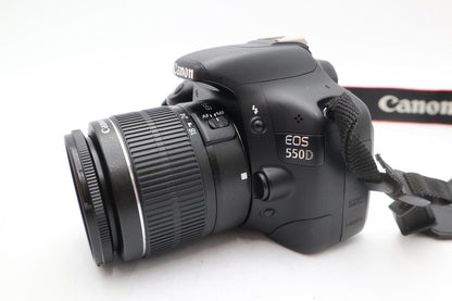 Canon 550D DSLR Camera 18.0MP with 18-55mm, Shutter Count 9319 Good REFURBISHED
