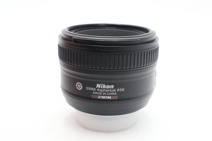 Nikon 50mm Prime Lens F/1.8 G Nikkor AF-S, Very Sharp Portrait, Good Condition