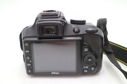 Nikon D3400 DSLR Camera 24.2MP with 18-55mm, Shutter Count 5778, Good Condition