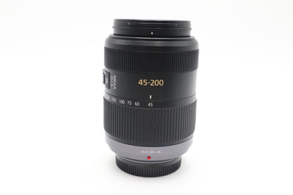 Panasonic Lumix 45-200mm Lens F4-5.6G Vario Mega O.I.S. , M43 Mount, REFURBISHED