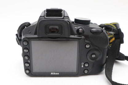 Nikon D3200 DSLR Camera 24.2MP with 18-55mm, Shutter Count 4785, V.G. Condition