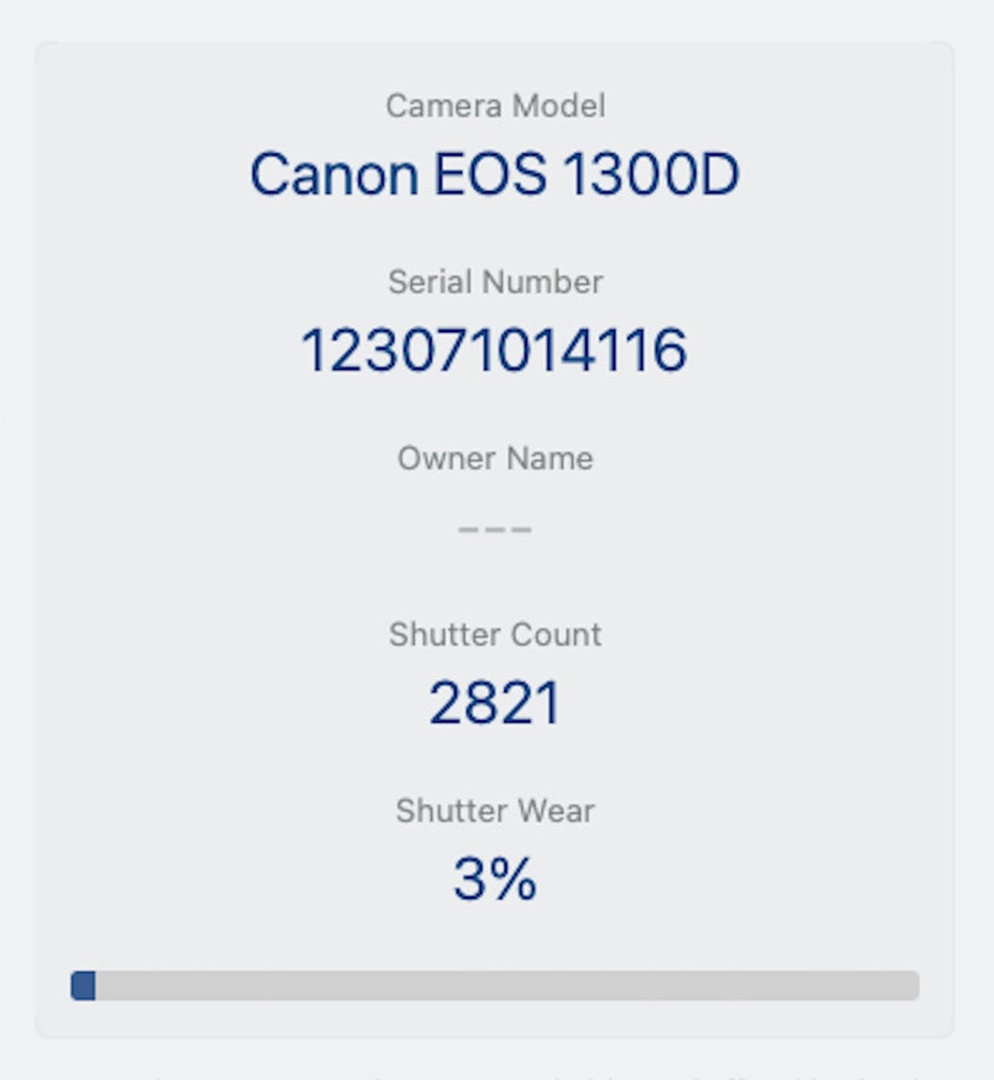 Canon 1300D DSLR Camera 18.0MP with 18-55mm Shutter Count 2821 Good REFURBISHED