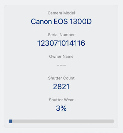 Canon 1300D DSLR Camera 18.0MP with 18-55mm Shutter Count 2821 Good REFURBISHED