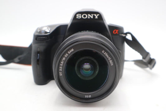 Sony Alpha A290 Camera DSLR 14.2MP with 18-55mm, Shutter Count 4293, Good Cond.