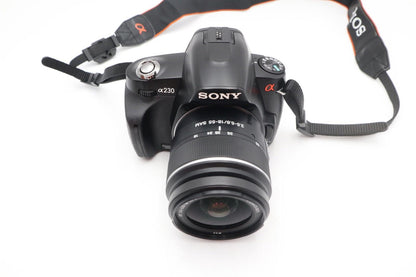 Sony Alpha A230 Camera DSLR 10.2MP with 18-55mm, Shutter Count 785, REFURBISHED