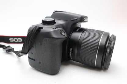 Canon 4000D Camera DSLR 18.0MP with 18-55mm, Shutter Count 1010, Exc REFURBISHED