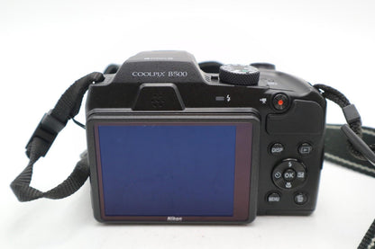 Nikon B500 Bridge Camera 16MP 40x Optical Zoom Bluetooth Wi-Fi V. G. REFURBISHED
