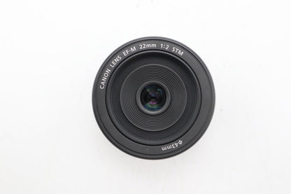 Canon 22mm Wide-Angle Lens F/2.0, Fixed Sharp Prime for EF-M, V.Good REFURBISHED