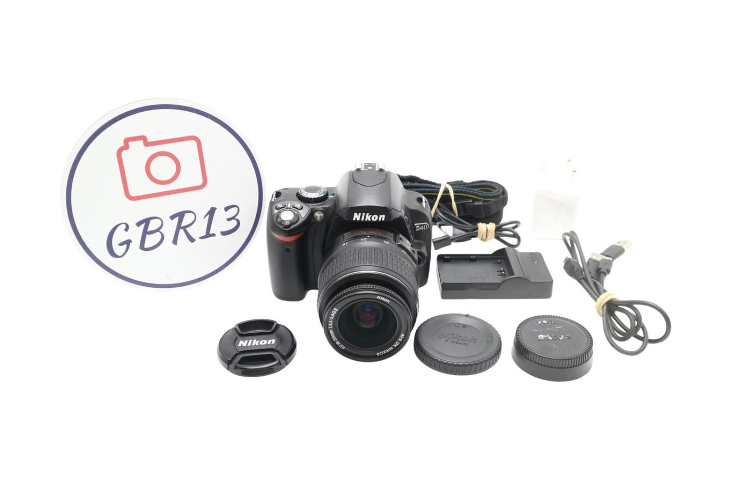 Nikon D40 Camera 6.1MP DSLR with 18-55mm, Shutter Count 8544, Good Condition