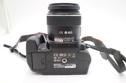 Sony Alpha A290 Camera DSLR 14.2MP with 18-55mm, Shutter Count 4293, Good Cond.