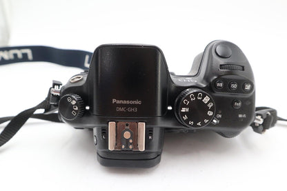 Panasonic GH3 Mirrorless Camera 16MP Body Only Shutter Count 4514 G. REFURBISHED