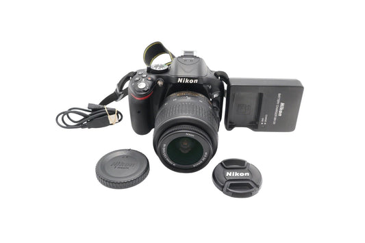 Nikon D5200 DSLR Camera 24.1MP with 18-55mm, Shutter Count 8402 V.G. REFURBISHED
