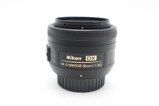 Nikon 35mm Prime Lens F1.8G AF-S DX SWM Very Sharp Portrait, V. Good REFURBISHED