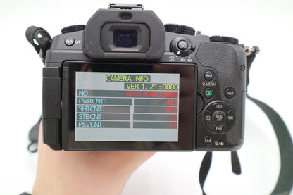 Panasonic G80 Mirrorless Camera 16MP with 12-60mm Shutter Count 3850 REFURBISHED