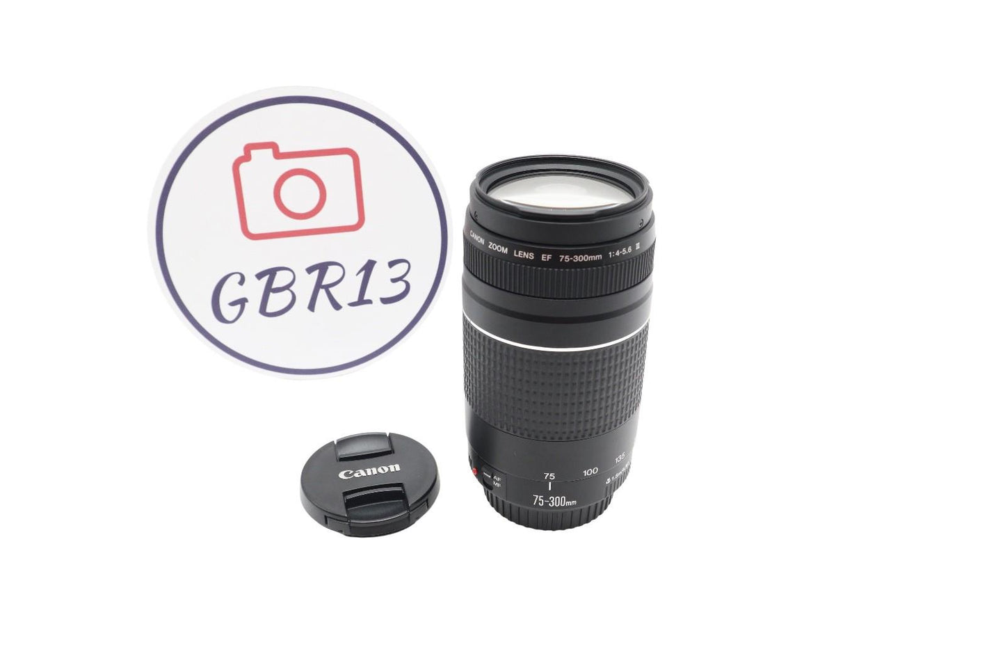 Canon 75-300mm F/4-5.6 III EF AF Telephoto Lens, Full Frame, Good Condition