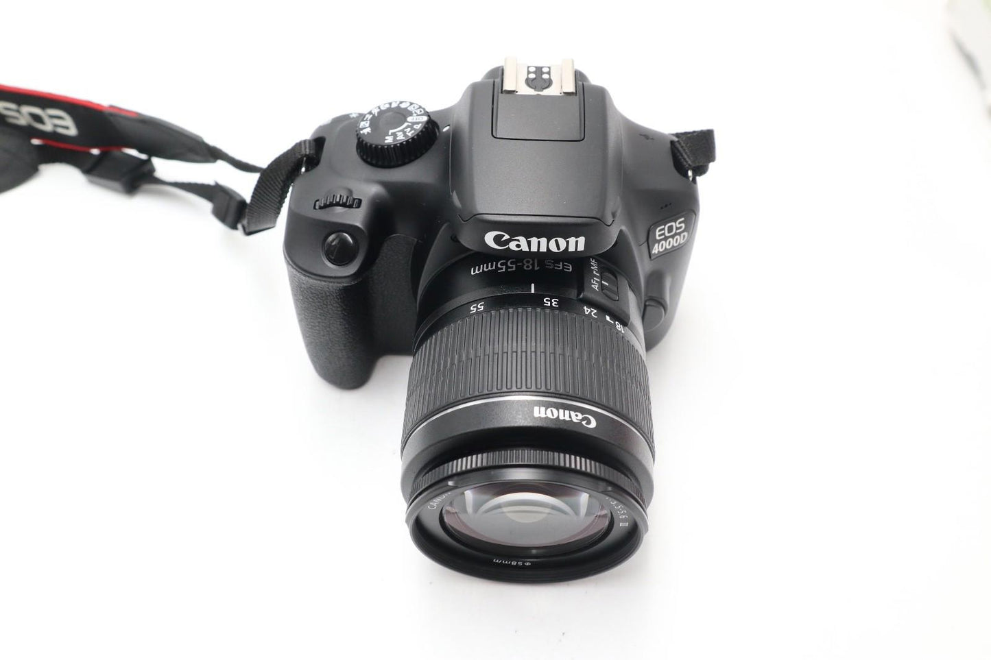 Canon 4000D Camera DSLR 18.0MP with 18-55mm, Shutter Count 1010, Exc REFURBISHED