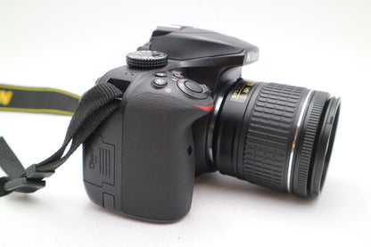 Nikon D3400 DSLR Camera 24.2MP + 18-55mm Lens Kit | G Refurbished | 12M Warranty