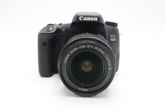 Canon 760D Camera DSLR 24.2MP with 18-55mm, Shutter Count 25672, Fair Condition