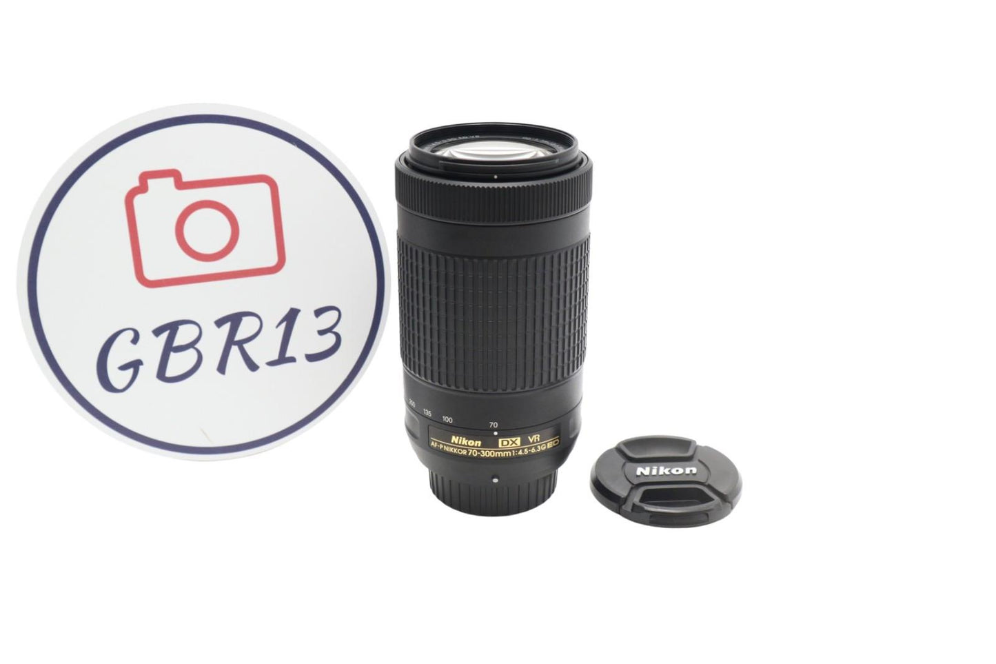 Nikon 70-300mm Telephoto Lens F/4.5-6.3 G ED DX VR, AF-P, Very Good REFURBISHED