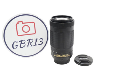 Nikon 70-300mm Telephoto Lens F/4.5-6.3 G ED DX VR, AF-P, Very Good REFURBISHED