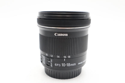 Canon 10-18mm Wide-Angle Lens F/4.5-5.6 IS STM, Stabilised Very Good REFURBISHED