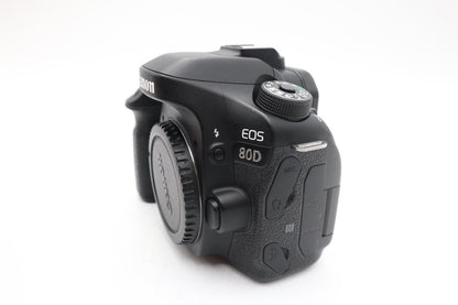 Canon 80D DSLR Camera 24.2MP Body Only, Shutter Count 4961, Good Condition