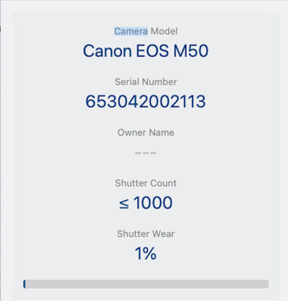 Canon M50 24MP Camera kit with 18-55mm STM Lens, 1000 Shutter Count REFURBISHED