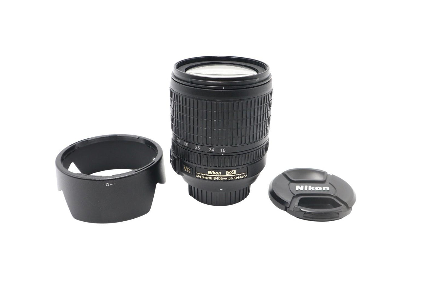 Nikon 18-105mm Lens F/3.5-5.6 G NIKKOR AF-S DX SWM VR ED IF, V. Good REFURBISHED