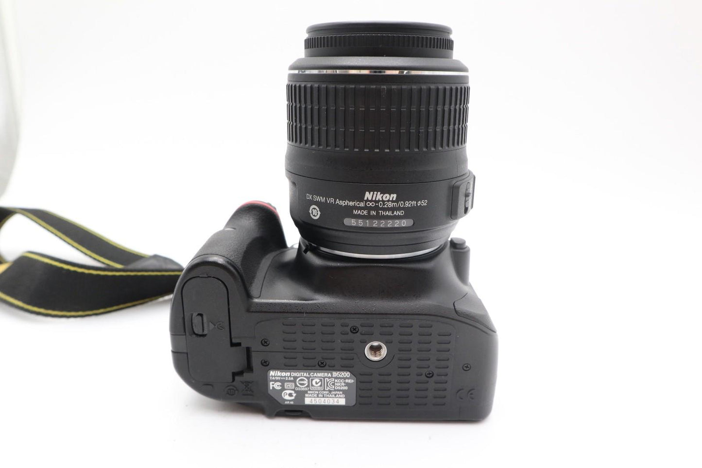 Nikon D5200 DSLR Camera 24.1MP with 18-55mm, Shutter Count 8402 V.G. REFURBISHED