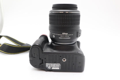 Nikon D5200 DSLR Camera 24.1MP with 18-55mm, Shutter Count 8402 V.G. REFURBISHED