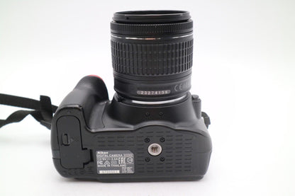 Nikon D3300 DSLR Camera 24.2MP with 18-55mm, Shutter Count 4379, Very Good Cond.