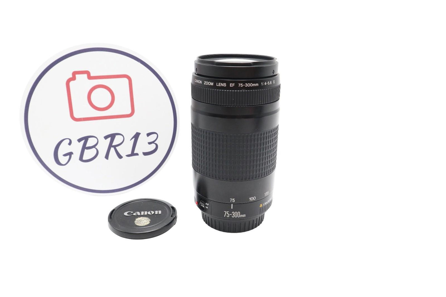 Canon 75-300mm F/4-5.6 II EF AF Telephoto Lens, Full Frame, Good Condition