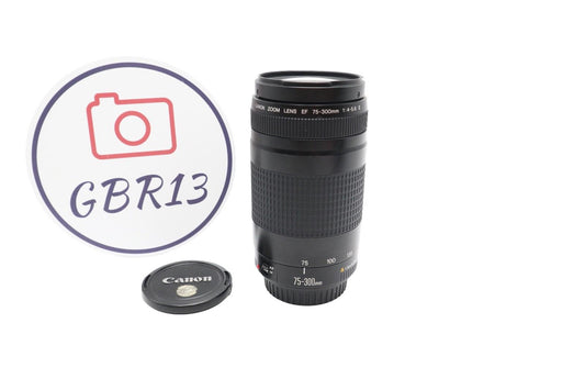 Canon 75-300mm F/4-5.6 II EF AF Telephoto Lens, Full Frame, Good Condition