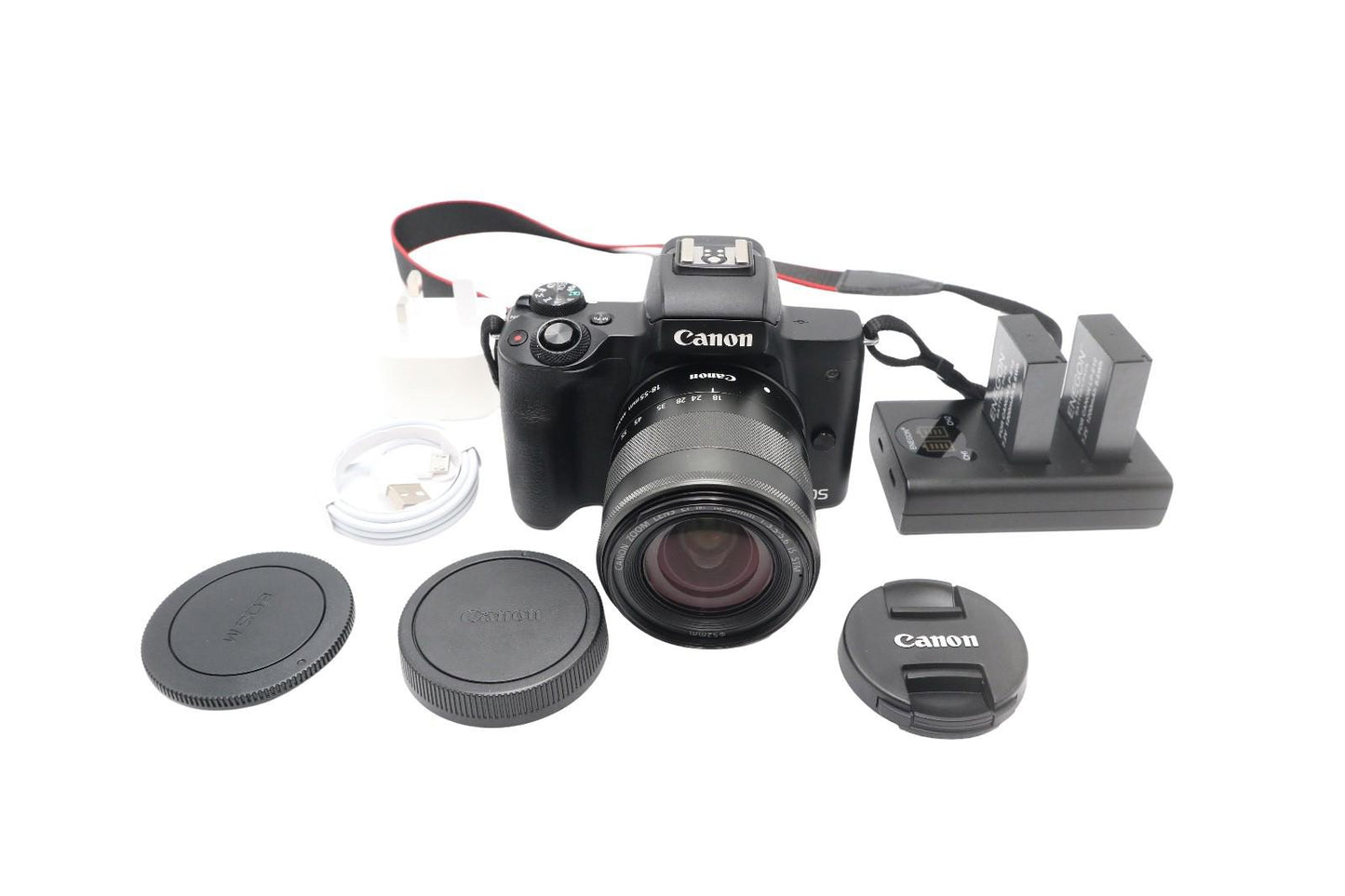 Canon M50 24MP Camera kit with 15-88mm STM Lens, 15000 Shutter Count REFURBISHED