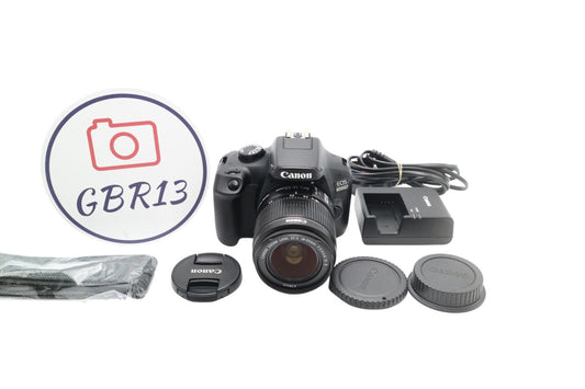 Canon 4000D Camera DSLR 18.0MP with 18-55mm, Shutter Count 4720, Very Good Cond.