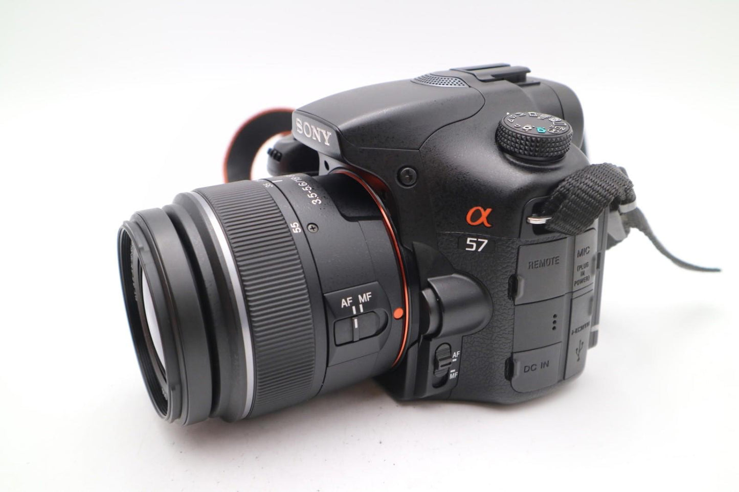 Sony Alpha A57 Camera DSLR 16.1MP with 18-55mm, Shutter C. 3590 Good REFURBISHED