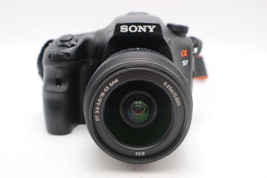 Sony Alpha A57 Camera DSLR 16.1MP with 18-55mm, Shutter C. 3590 Good REFURBISHED