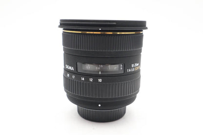 Sigma 10-20mm Lens F4-5.6 EX HSM DC AF Wide Angle for Nikon DX, Good REFURBISHED